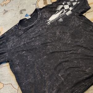 Harley-Davidson Black Mineral-Wash Racing Graphic Tee